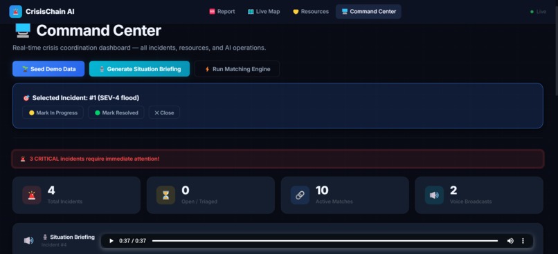 CrisisChain AI – screenshot 6