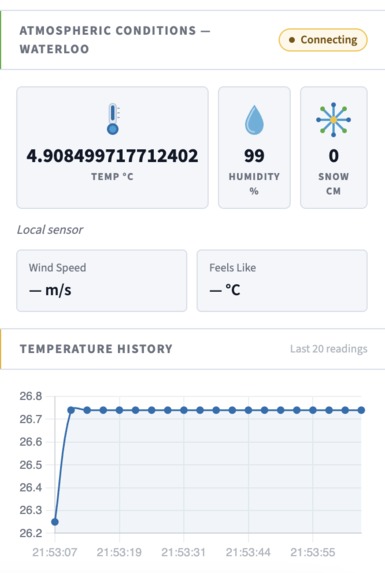 SnowSense IoT Network – screenshot 3