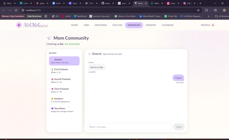 MamaCare – screenshot 2