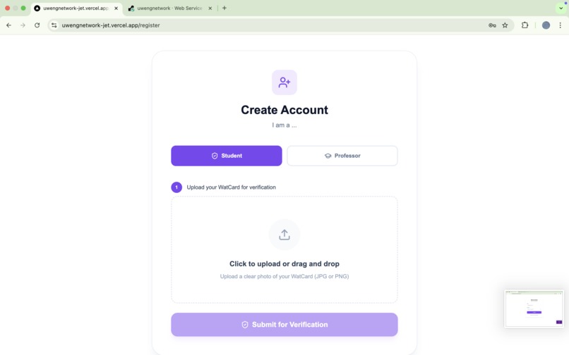 UW Eng Network – screenshot 2