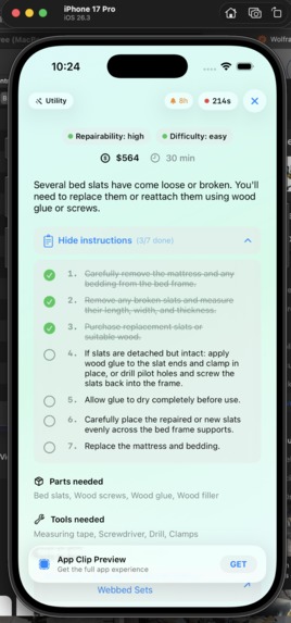Reparo – screenshot 4