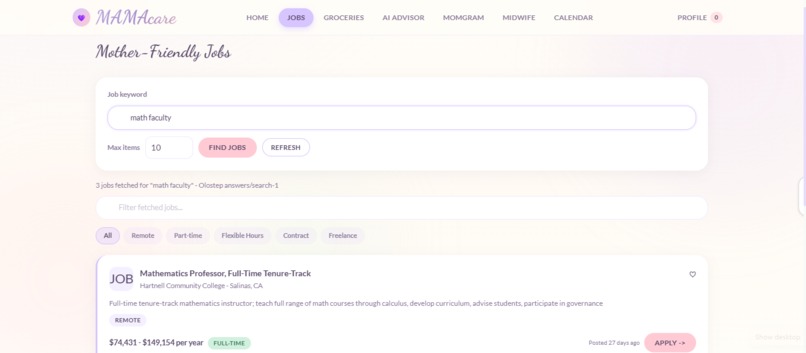 MamaCare – screenshot 4