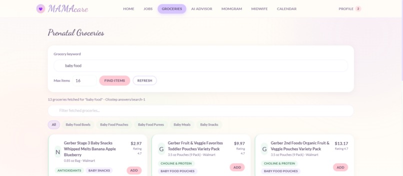 MamaCare – screenshot 5