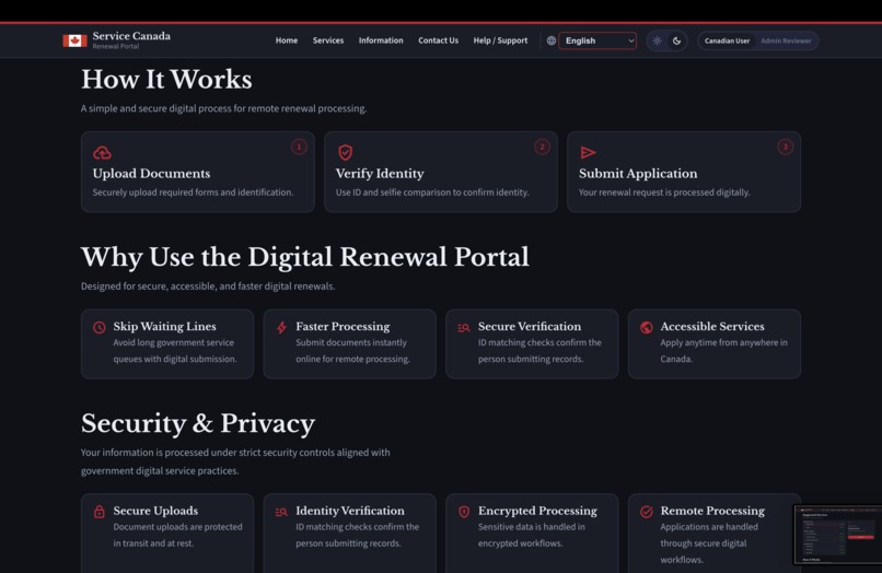 Service Canada Online – screenshot 4