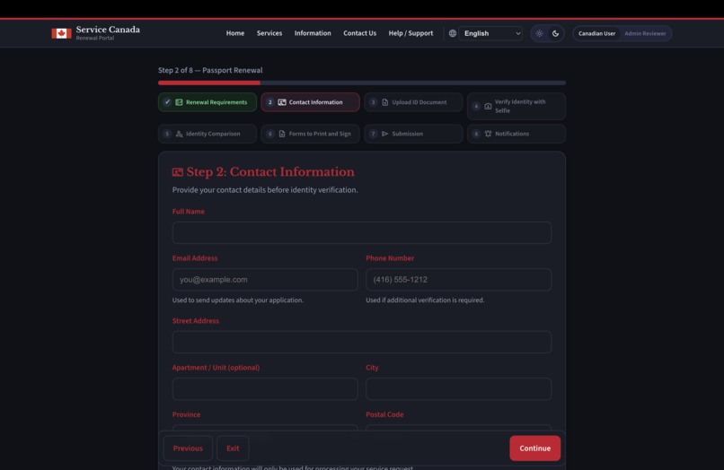 Service Canada Online – screenshot 5