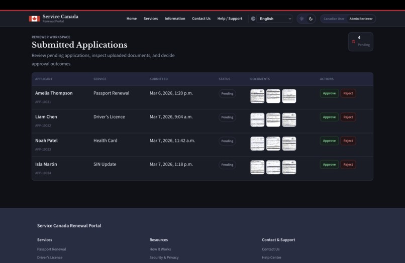 Service Canada Online – screenshot 10