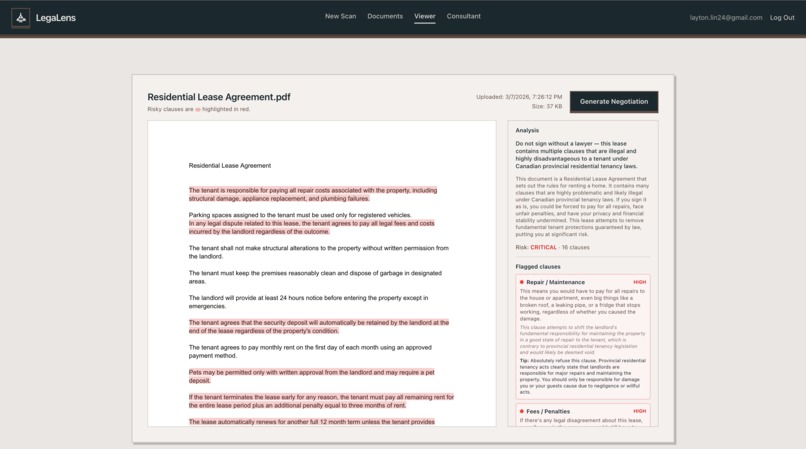LegaLens – screenshot 4