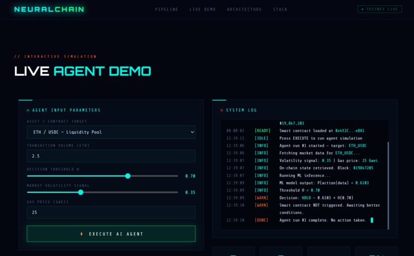 AI Agents for Autonomous Blockchain Smart Contracts – screenshot 1