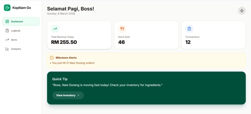 KopiSense  – screenshot 1
