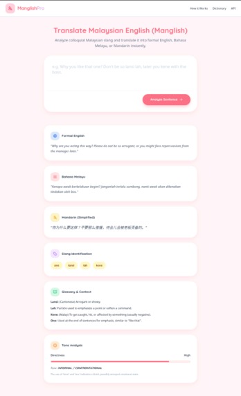 Manglish Translator – screenshot 1
