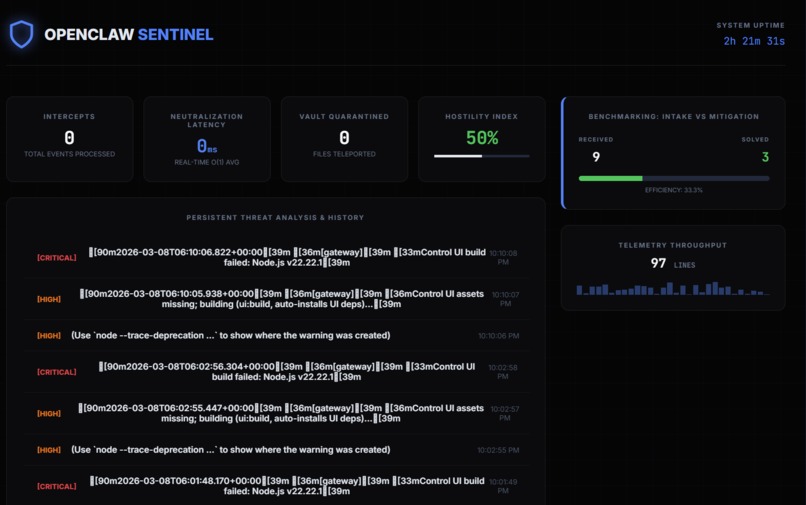 Openbot Firewall – screenshot 1