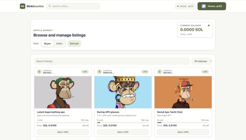 BlinkBounties – screenshot 3