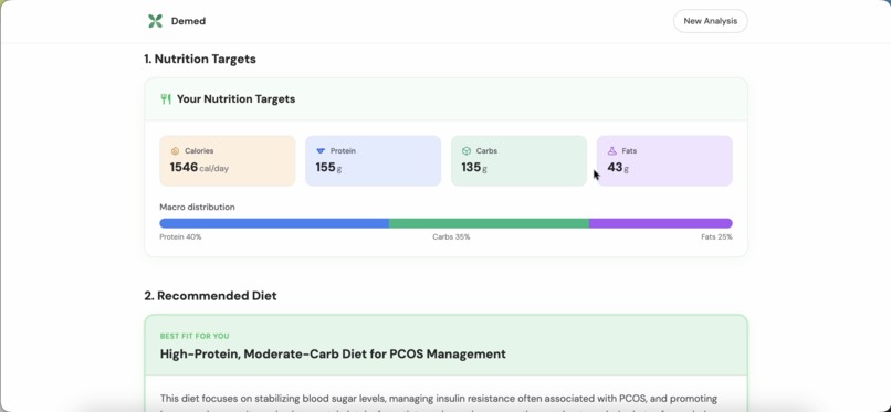 Demed — AI Nutrition Mediator – screenshot 3