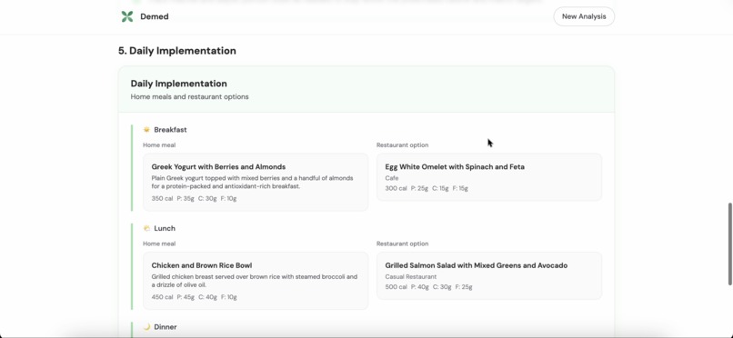 Demed — AI Nutrition Mediator – screenshot 5