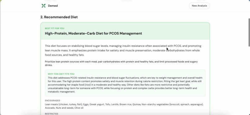 Demed — AI Nutrition Mediator – screenshot 4