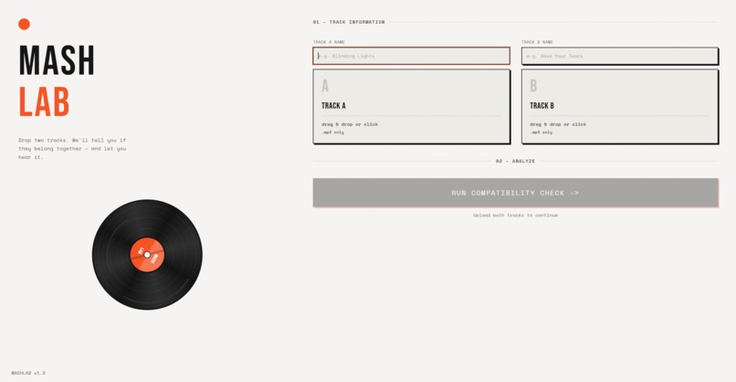 MashLab – screenshot 1