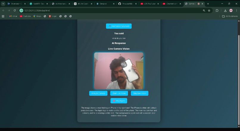 Gemini Live Multimodal Agent – screenshot 1