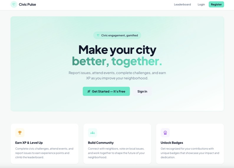 CivicPulse – screenshot 1