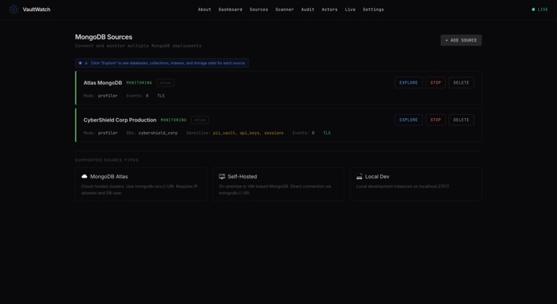 VaultWatch – screenshot 2