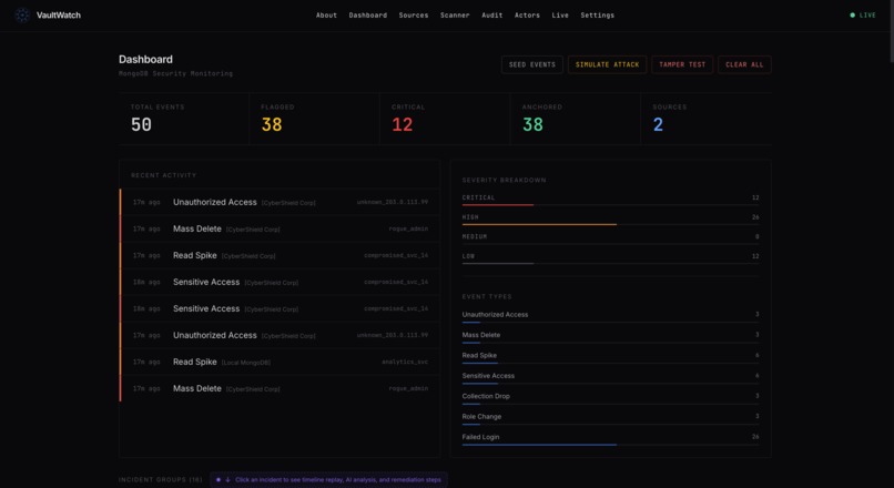 VaultWatch – screenshot 5