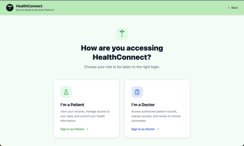HealthConnect – screenshot 1