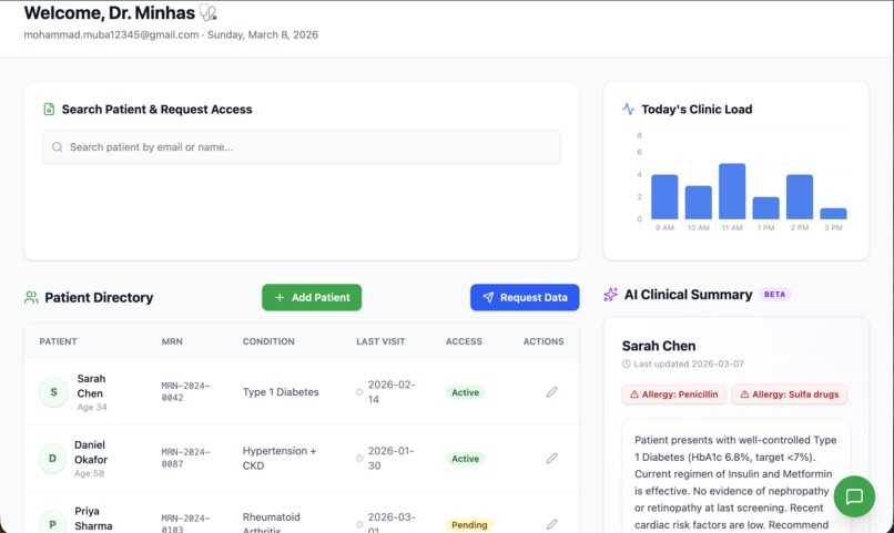 HealthConnect – screenshot 2
