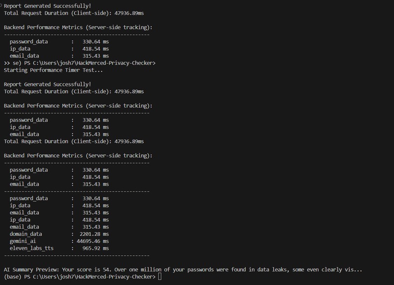 HackMerced Personal Vulnerability Checker – screenshot 1