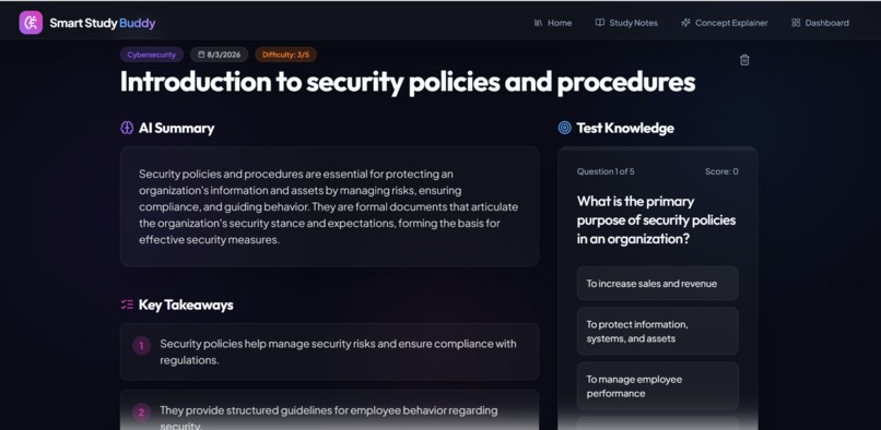 Smart-Study-Buddy-AI – screenshot 2