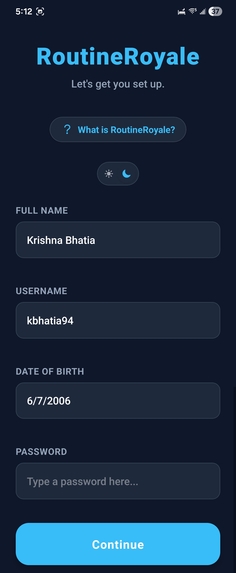 RoutineRoyale – screenshot 1