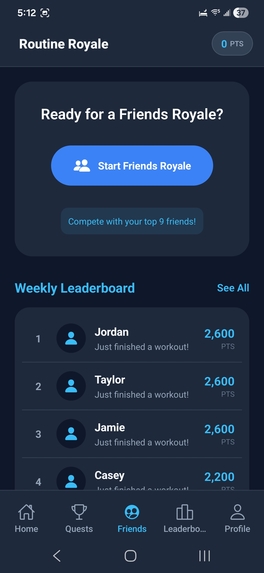 RoutineRoyale – screenshot 4