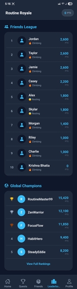 RoutineRoyale – screenshot 5