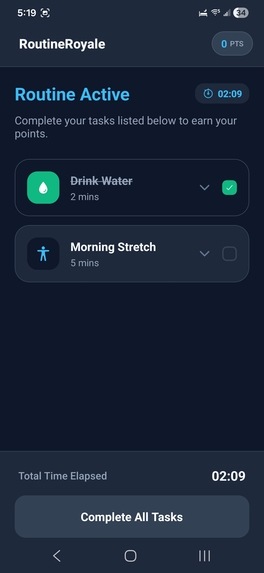 RoutineRoyale – screenshot 10