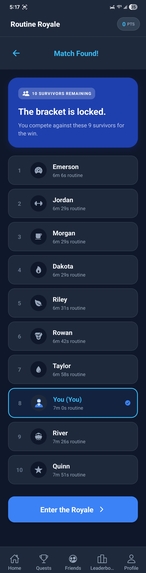 RoutineRoyale – screenshot 13