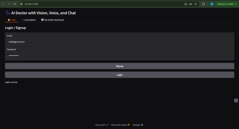 Multimodal Healthcare AI Agent with Emergency Assistance – screenshot 2