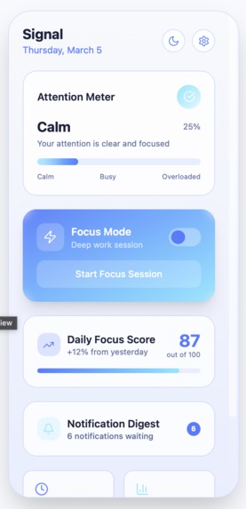Signal – screenshot 1