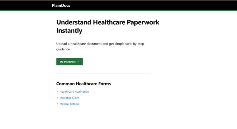 PlainDocs – screenshot 1