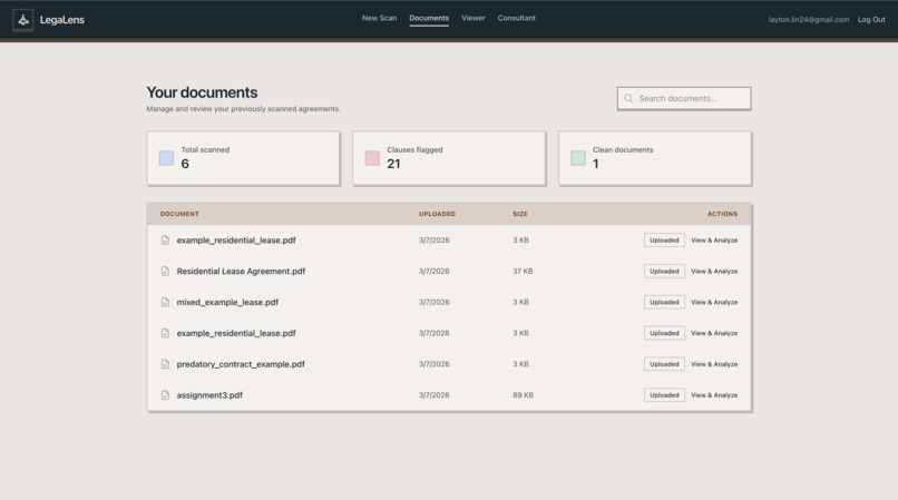 LegaLens – screenshot 5