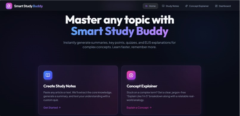 Smart-Study-Buddy-AI – screenshot 1