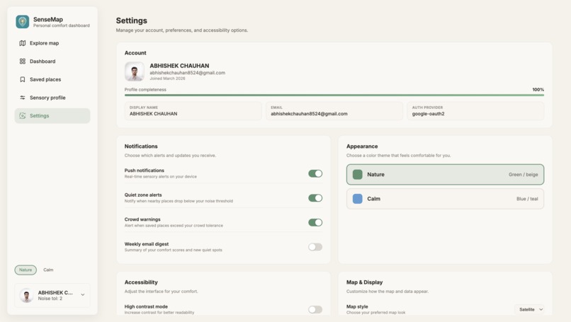 SenseMap – screenshot 1
