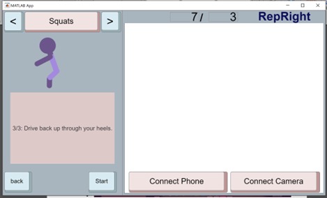 RepRight – screenshot 2