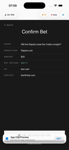 ClipBet – screenshot 2