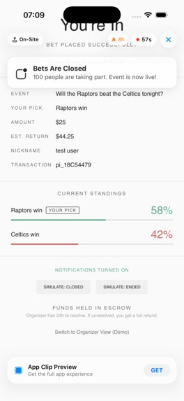 ClipBet – screenshot 5