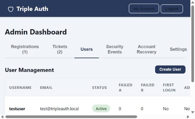 3 Factor Authentication – screenshot 4