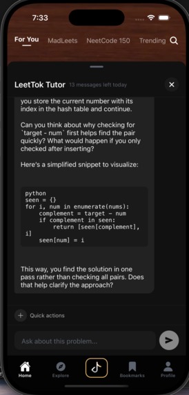 LeetTok – screenshot 2