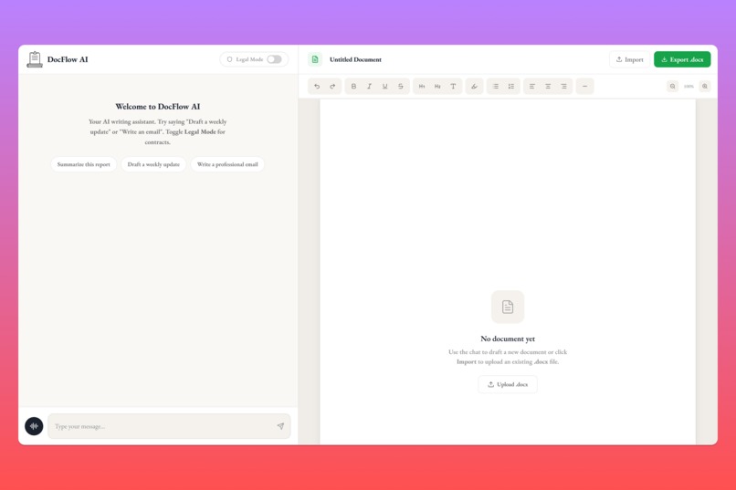 DocFlow AI – screenshot 2