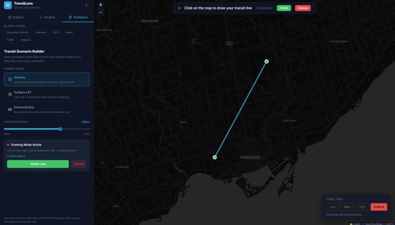 TransitLens – screenshot 1