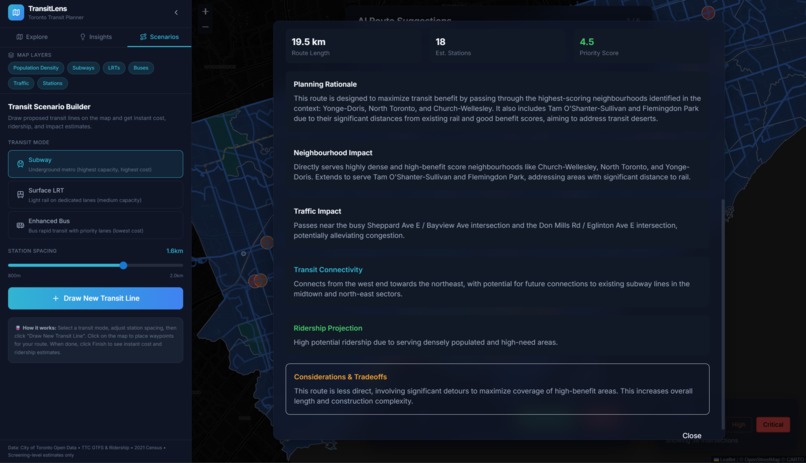 TransitLens – screenshot 3