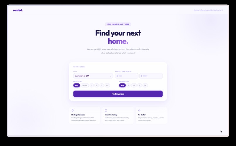 rented. – screenshot 1