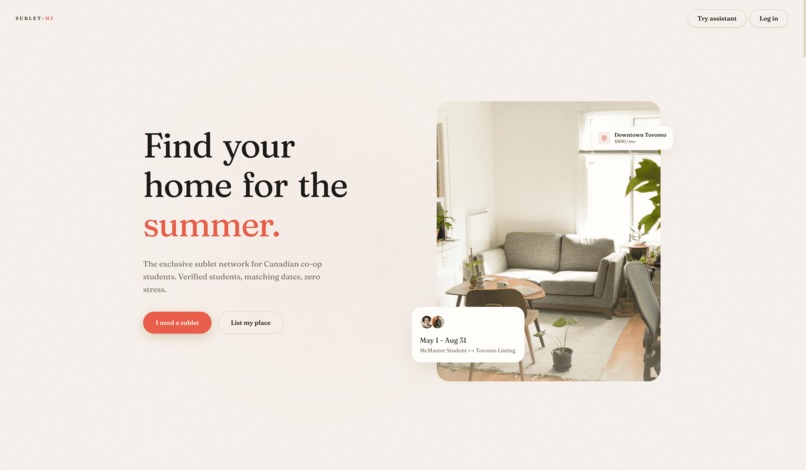 Sublet-Me – screenshot 1