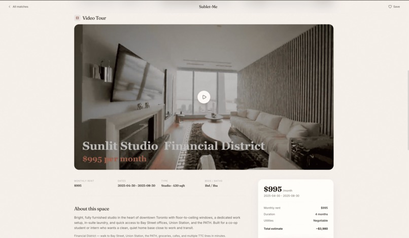 Sublet-Me – screenshot 2